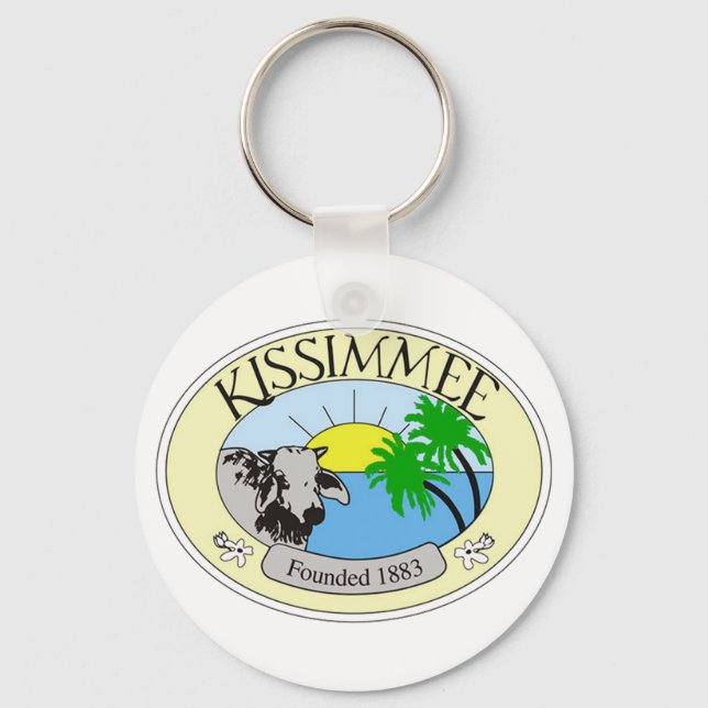 Seal of Kissimmee, Florida Key Ring (Front)