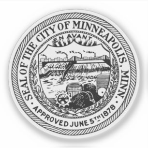 Seal of Minneapolis, Minnesota, USA