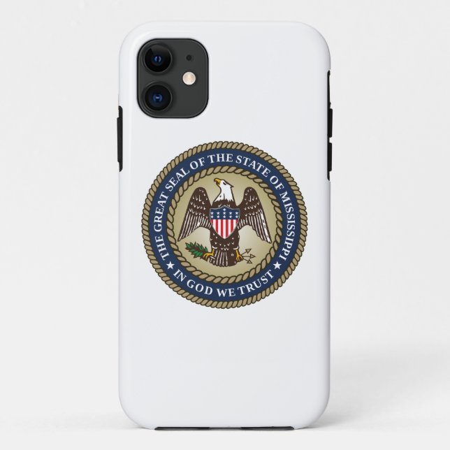 Seal of Mississippi Case-Mate iPhone Case (Back)