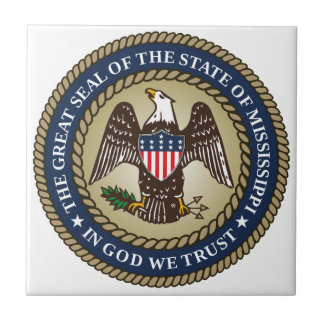 Seal of Mississippi Ceramic Tile