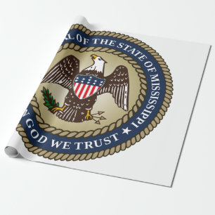 Seal of Mississippi (US State) Wrapping Paper