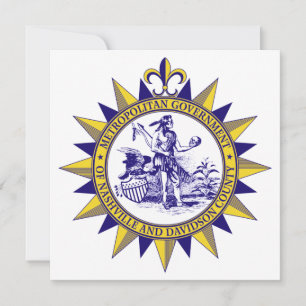 Seal of Nashville (Tennessee) Card