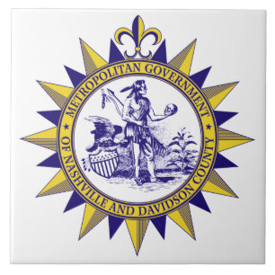Seal of Nashville (Tennessee) Ceramic Tile