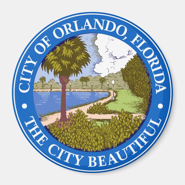 Seal of Orlando, Florida Magnet (Front)