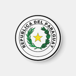 Seal of Paraguay Magnet