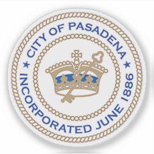 Seal of Pasadena, California, USA