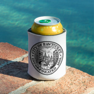 Seal of Pawtucket, Rhode Island Can Cooler