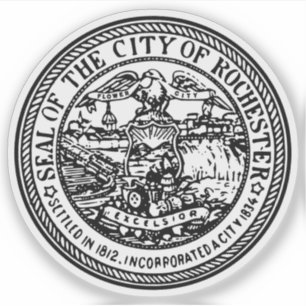Seal of Rochester, New York, USA