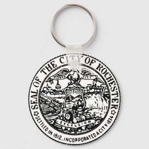 Seal of Rochester, NY Key Ring