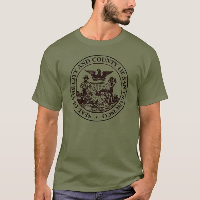 Seal of San Francisco, CA T-Shirt (Front)