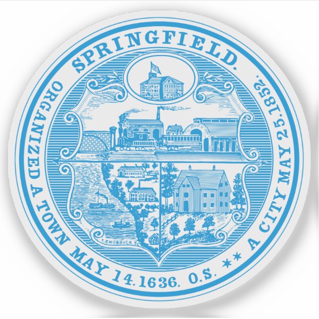Seal of Springfield, Massachusetts, USA (Front)