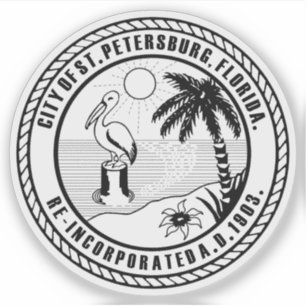 Seal of St. Petersburg, Florida, USA