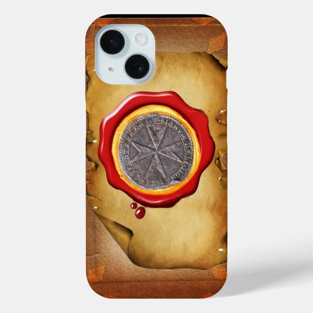 Seal of St. Stephen Tuscany Medici WAX parchment Case-Mate iPhone Case (Back)