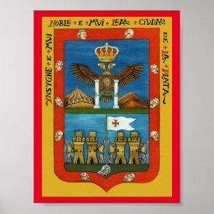 Seal of Sucre, Bolivia Poster