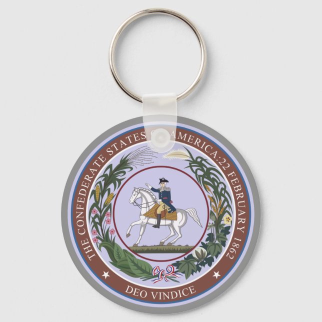 Seal of the Confederacy Key Ring (Front)