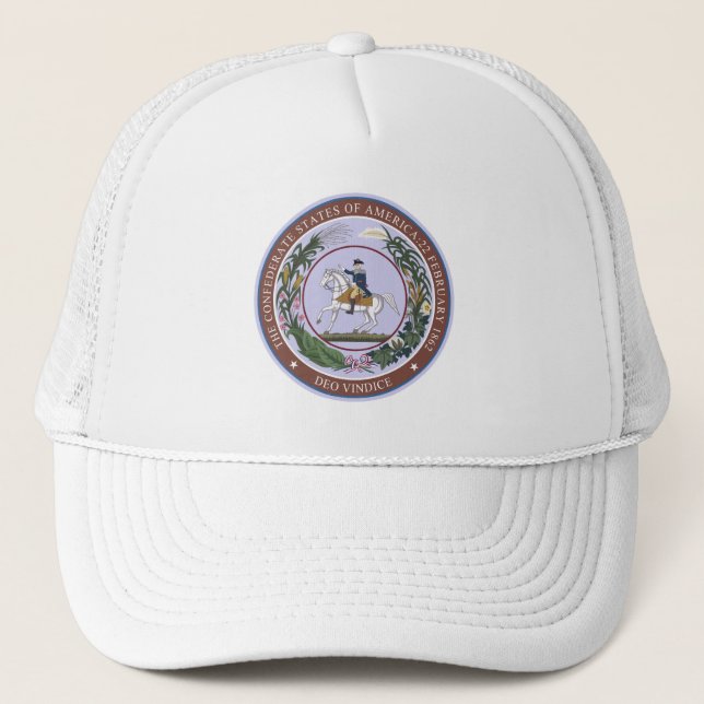 SEAL of the CONFEDERACY Trucker Hat (Front)