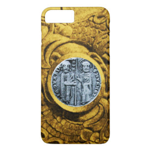 SEAL OF THE KNIGHTS TEMPLAR gold yellow iPhone 8 Plus/7 Plus Case