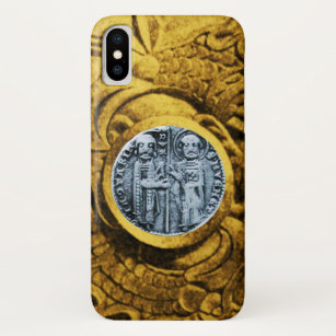 SEAL OF THE KNIGHTS TEMPLAR gold yellow iPhone X Case