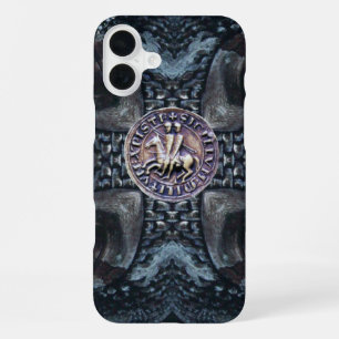 SEAL OF THE KNIGHTS TEMPLAR iPhone 16 PLUS CASE