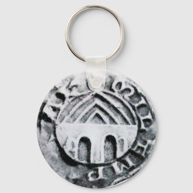SEAL OF THE KNIGHTS TEMPLAR KEY RING (Front)