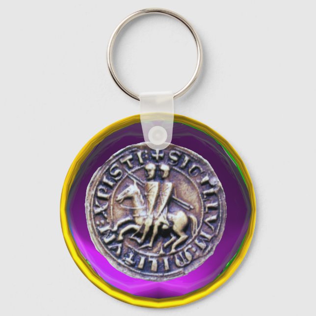 SEAL OF THE KNIGHTS TEMPLAR KEY RING (Front)