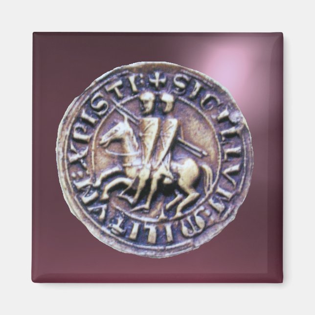 SEAL OF THE KNIGHTS TEMPLAR MAGNET (Front)