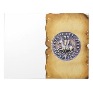 SEAL OF THE KNIGHTS TEMPLAR NOTEPAD
