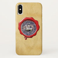 SEAL OF THE KNIGHTS TEMPLAR Red Wax Parchment