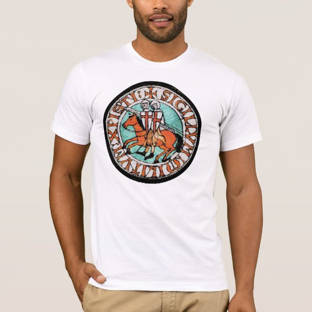 Seal of the Knights Templar T-Shirt (Front)