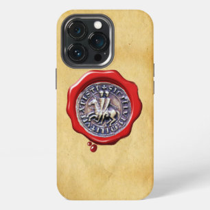 SEAL OF THE KNIGHTS TEMPLAR wax parchment iPhone Case