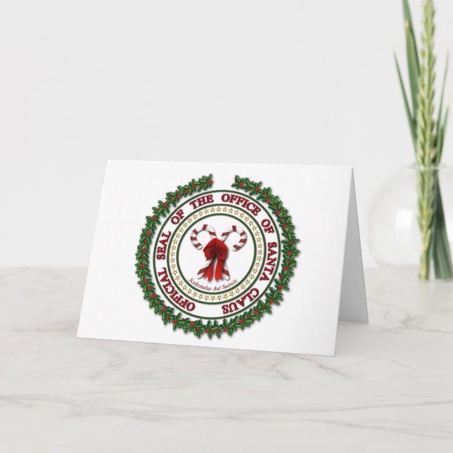 Seal of the Office of Santa Claus - Blank Card (Front)