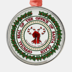 Seal of the Office of Santa Claus Deluxe Ornament