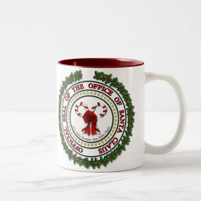 Seal of the Office of Santa Claus Mug (Right)