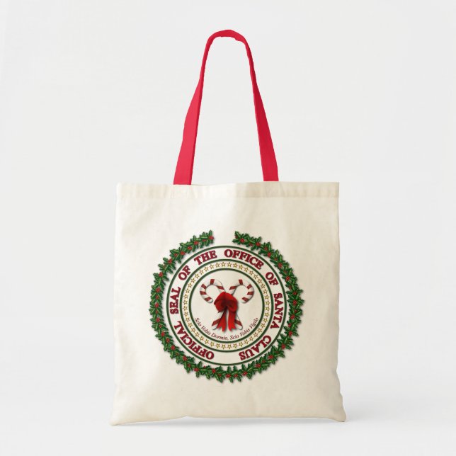 Seal of the Office of Santa Claus Tote (Front)