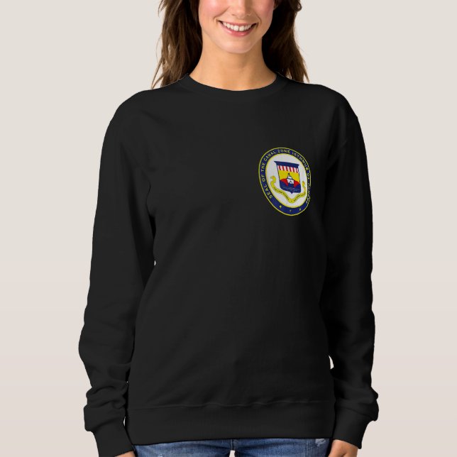 Seal of the Panama Canal Zone   Isthmus of Panama  Sweatshirt (Front)