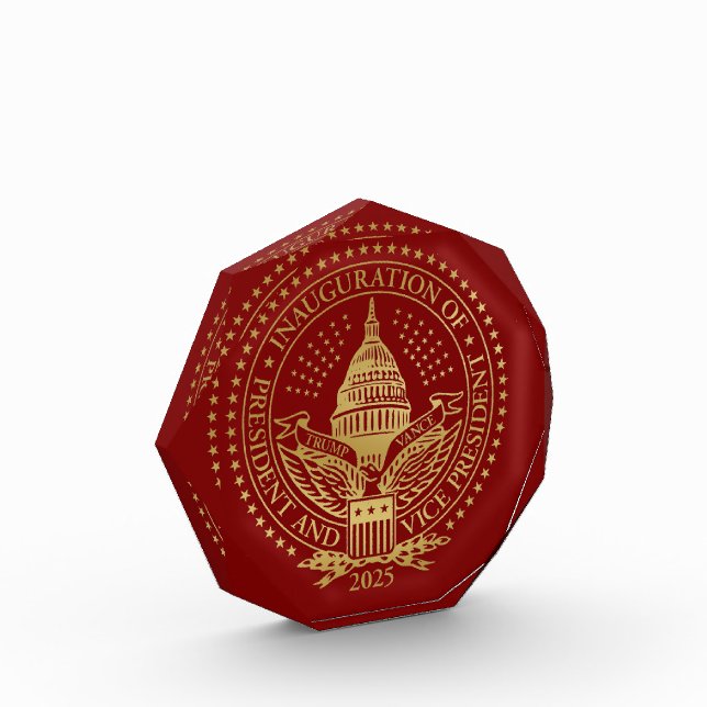 Seal of the Second Inauguration of President Trump Photo Block (Left)
