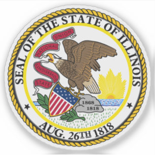 Seal of the state of Illinois, USA
