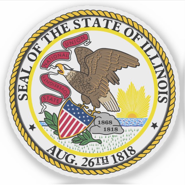 Seal of the state of Illinois, USA (Front)