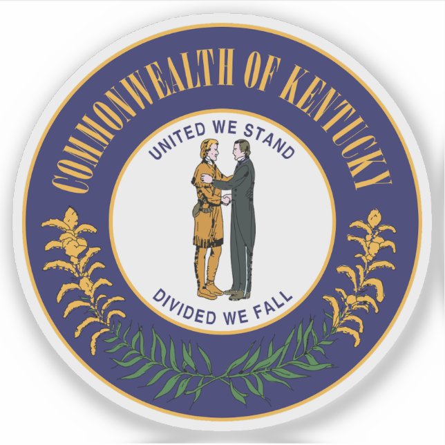  Seal of the state of Kentucky, USA (Front)