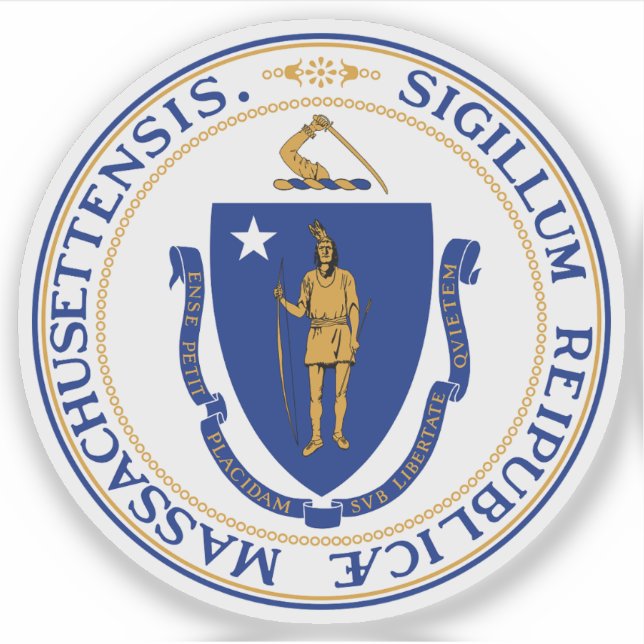 Seal of the state of Massachusetts, USA (Front)