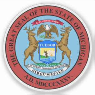 Seal of the state of Michigan, USA