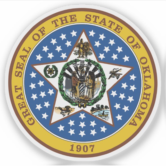 Seal of the state of Oklahoma, USA (Front)