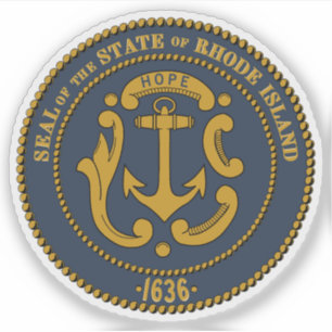 Seal of the state of Rhode Island, USA