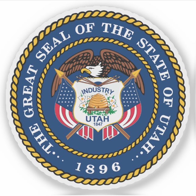 Seal of the state of Utah, USA (Front)