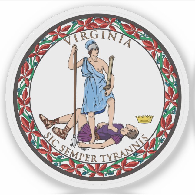 Seal of the state of Virginia, USA (Front)