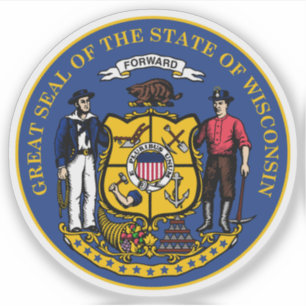 Seal of the state of Wisconsin, USA