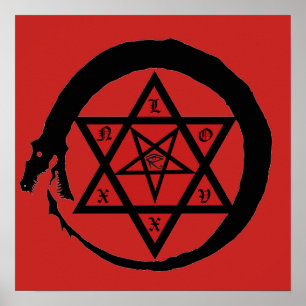 Seal of the Temple of the crooked Serpent Poster