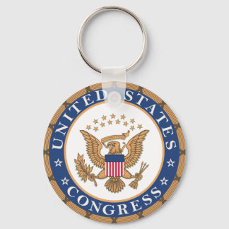 Seal of the US Congress Court Key Ring