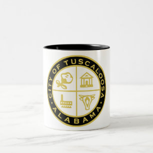 Seal of Tuscaloosa (Alabama) Two-Tone Coffee Mug