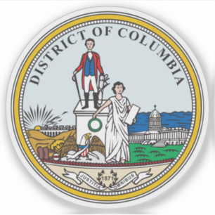 Seal of Washington, D.C (Columbia district), USA